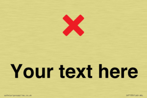 Custom plain background, red cross sign